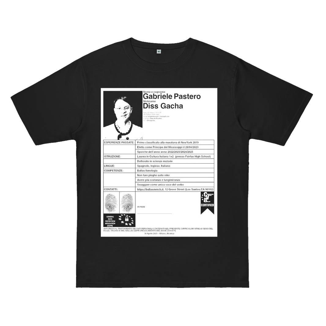 ⁠“GABRIELE PASTERO CV” T-Shirt